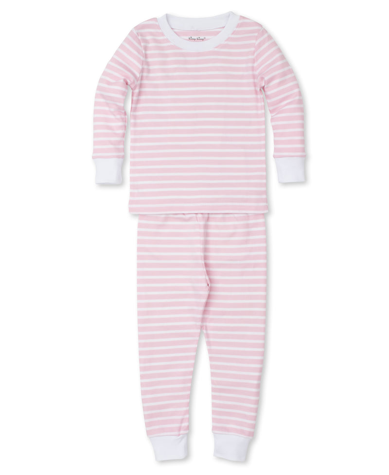Team Stripes Pink Toddler Pajama Set - Kissy Kissy