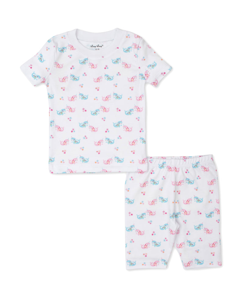 Narwhals Short Pajama Set - Kissy Kissy