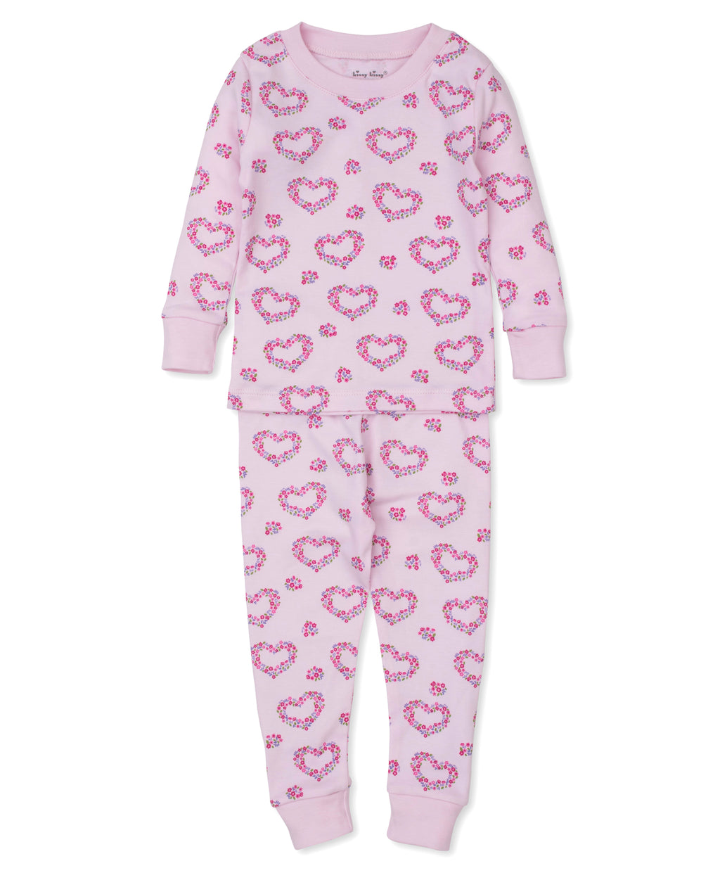 Hearts Abloom Print Toddler Pajama Set - Kissy Kissy