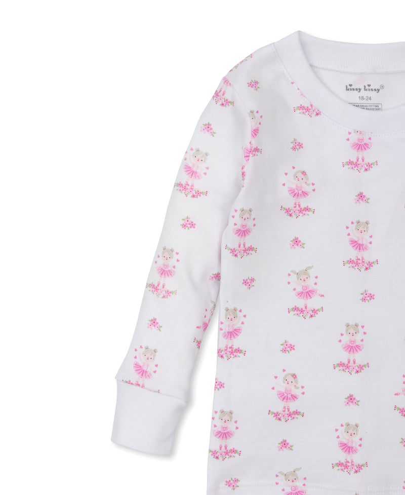 Ballet Blossoms Print Pajama Set - Kissy Kissy
