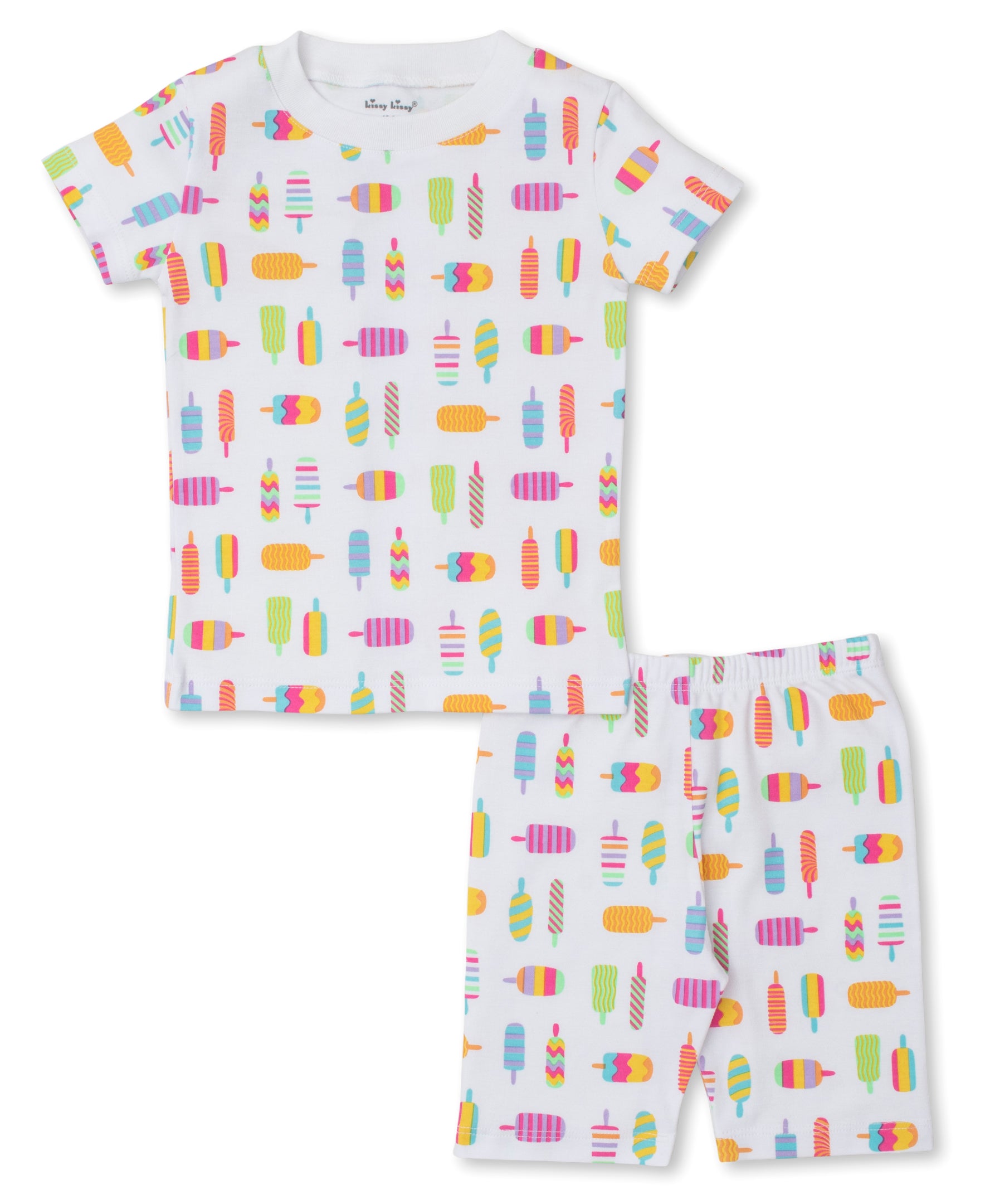 Popsicle Party Short Toddler Pajama Set - Kissy Kissy