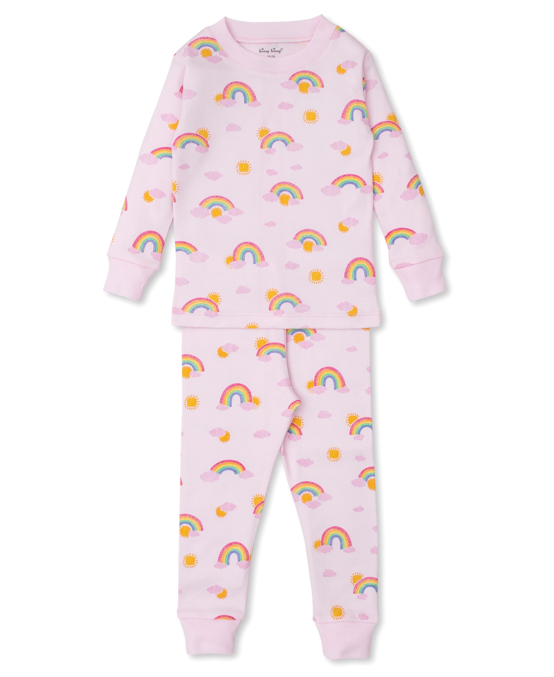 Sunshine Rainbows Toddler Pajama Set - Kissy Kissy