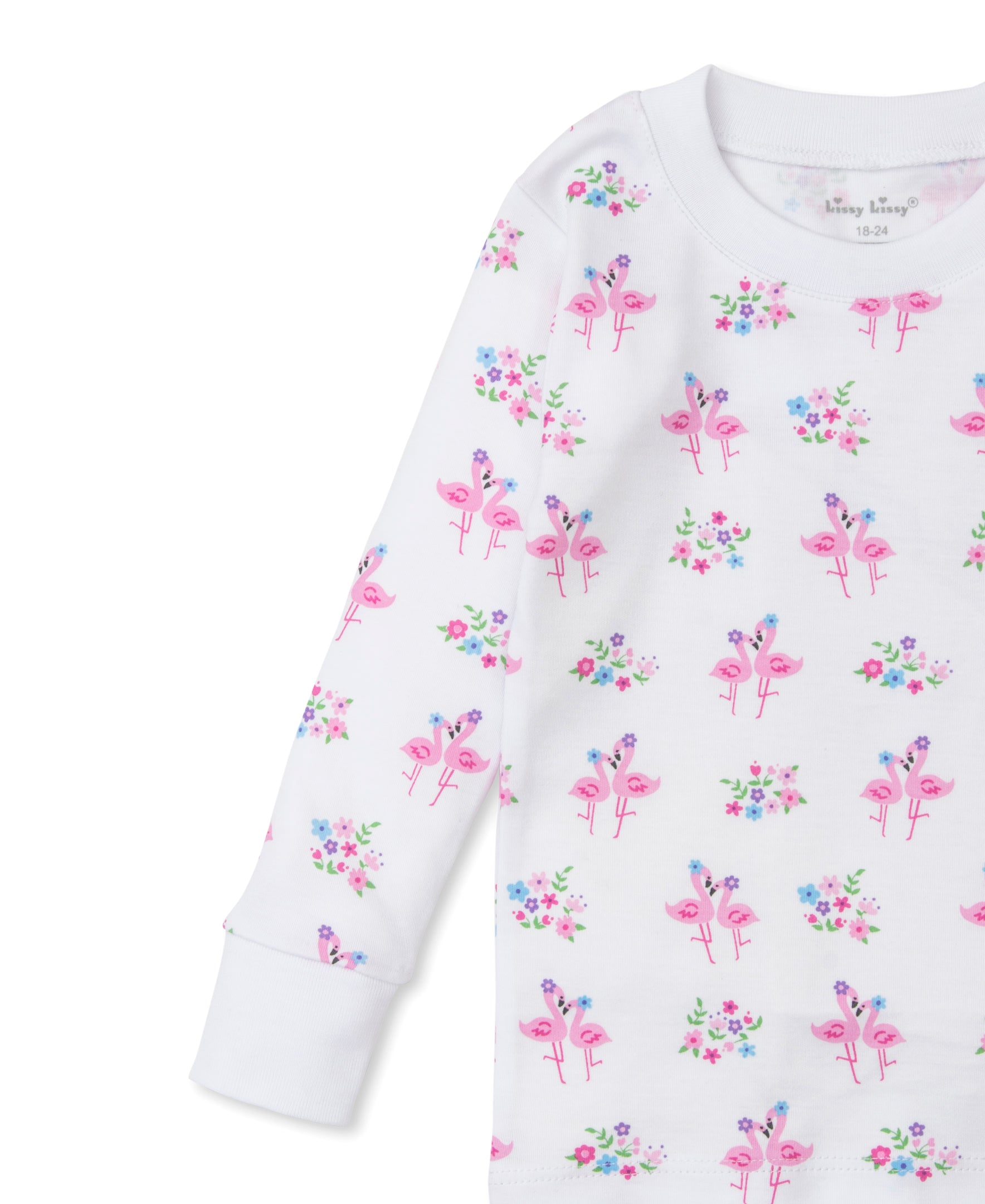 Flamingo Flower Fiesta Toddler Pajama Set - Kissy Kissy
