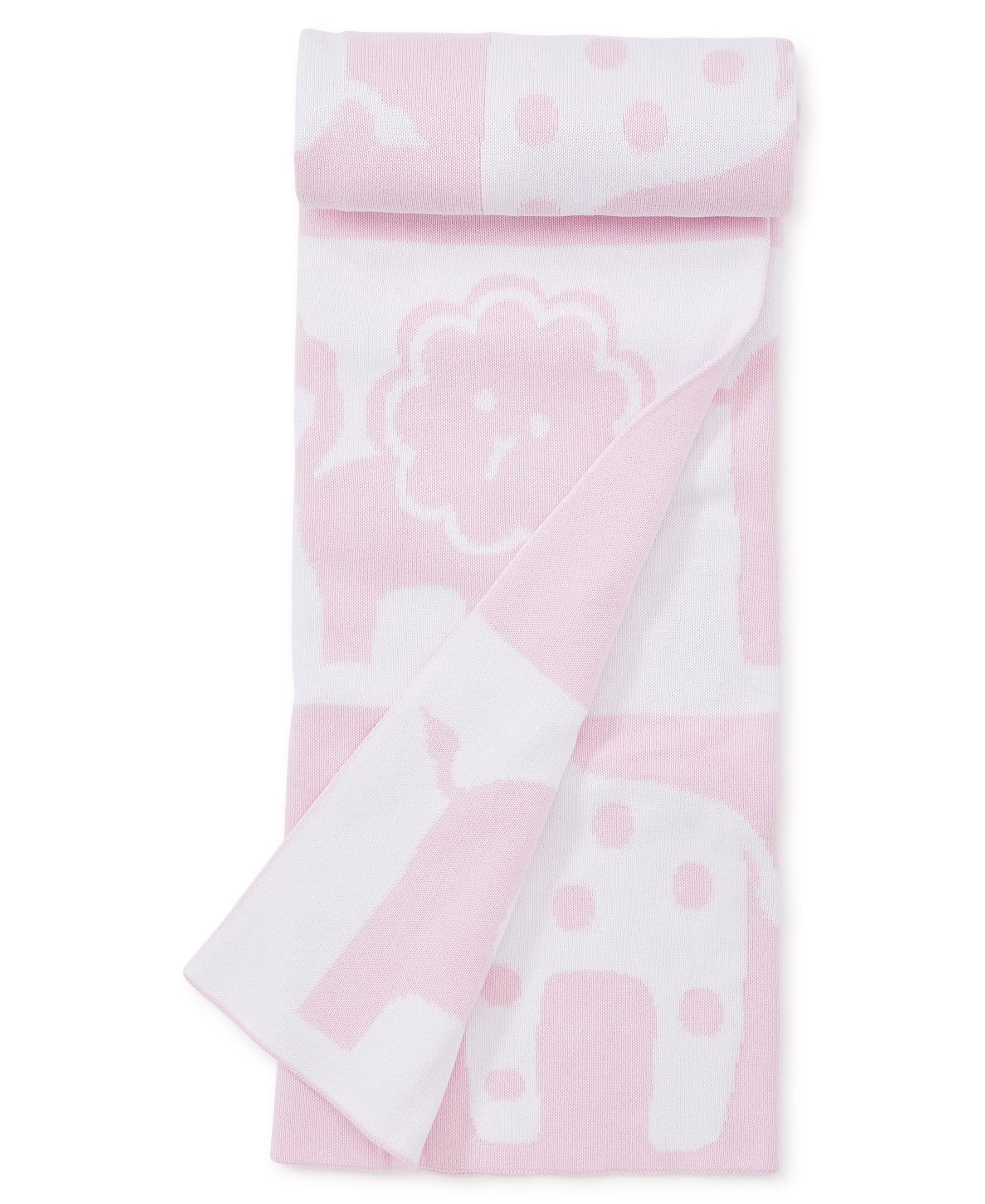 Pink Jungle Knit Novelty Blanket - Kissy Kissy