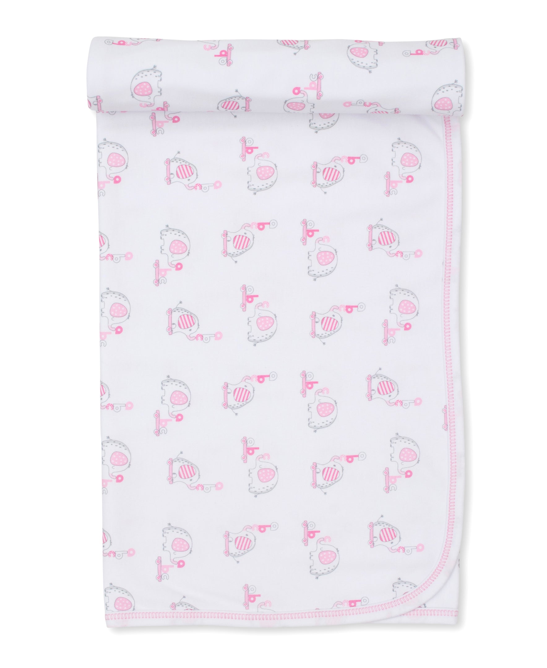 Elephant ABCs Pink Blanket - Kissy Kissy