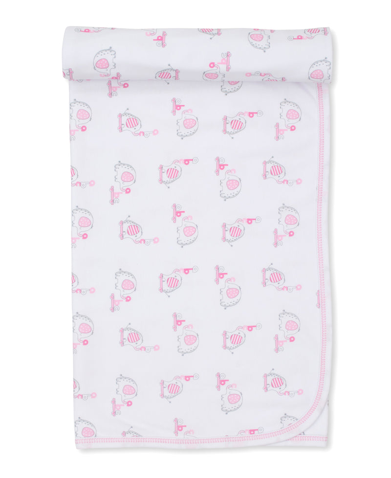 Elephant ABCs Pink Blanket - Kissy Kissy