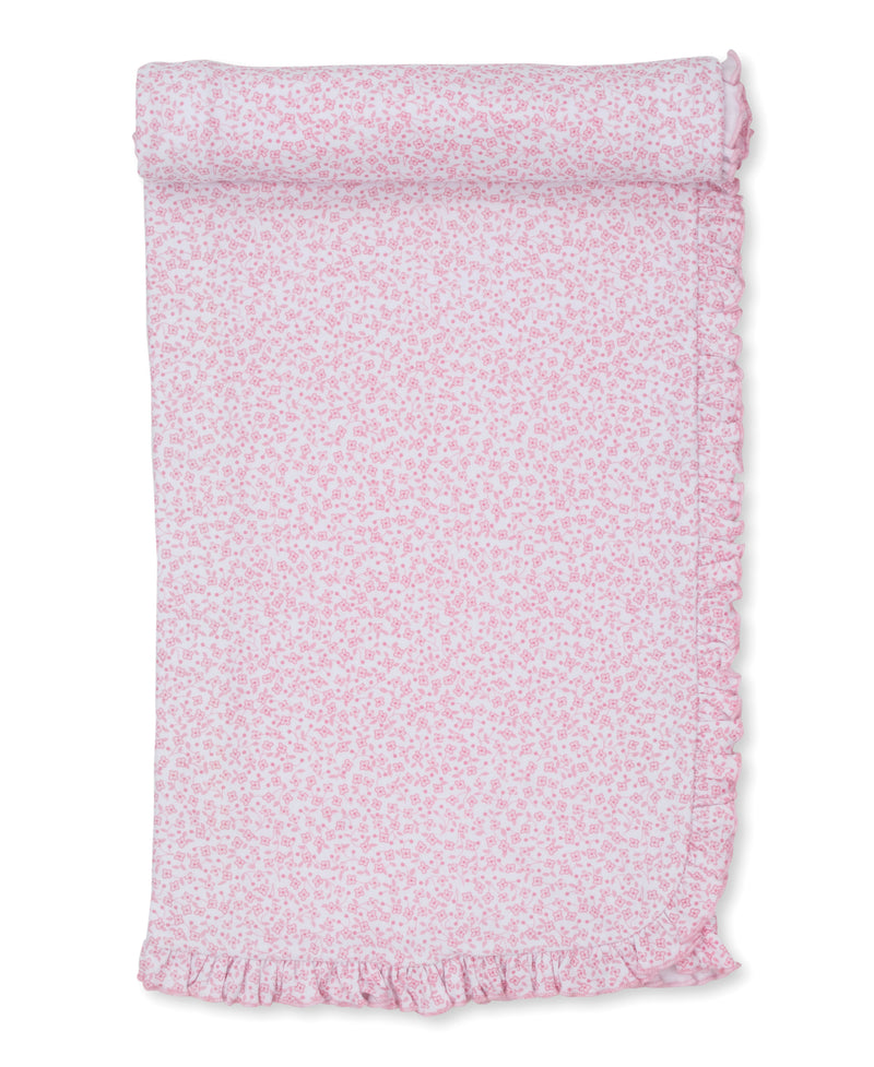 Petite Blooms Pink Blanket - Kissy Kissy