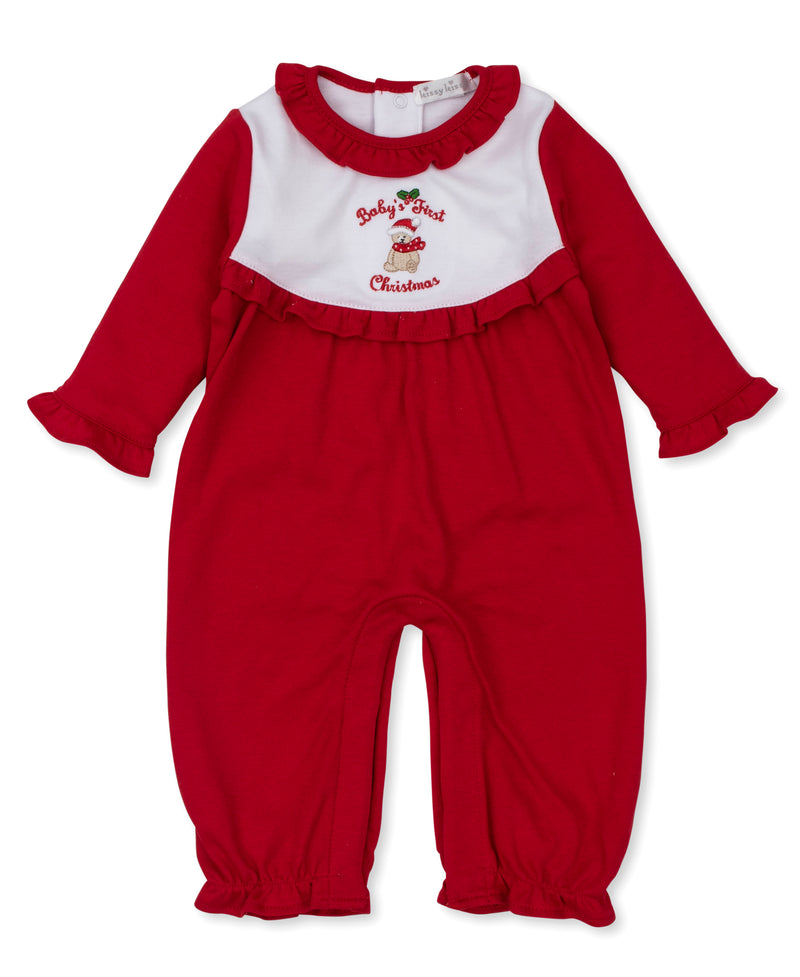 Baby's First Christmas 23 Playsuit - Kissy Kissy