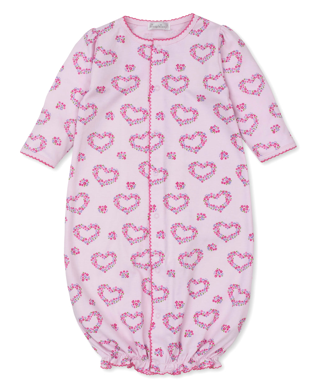 Hearts Abloom Print Convertible Gown - Kissy Kissy