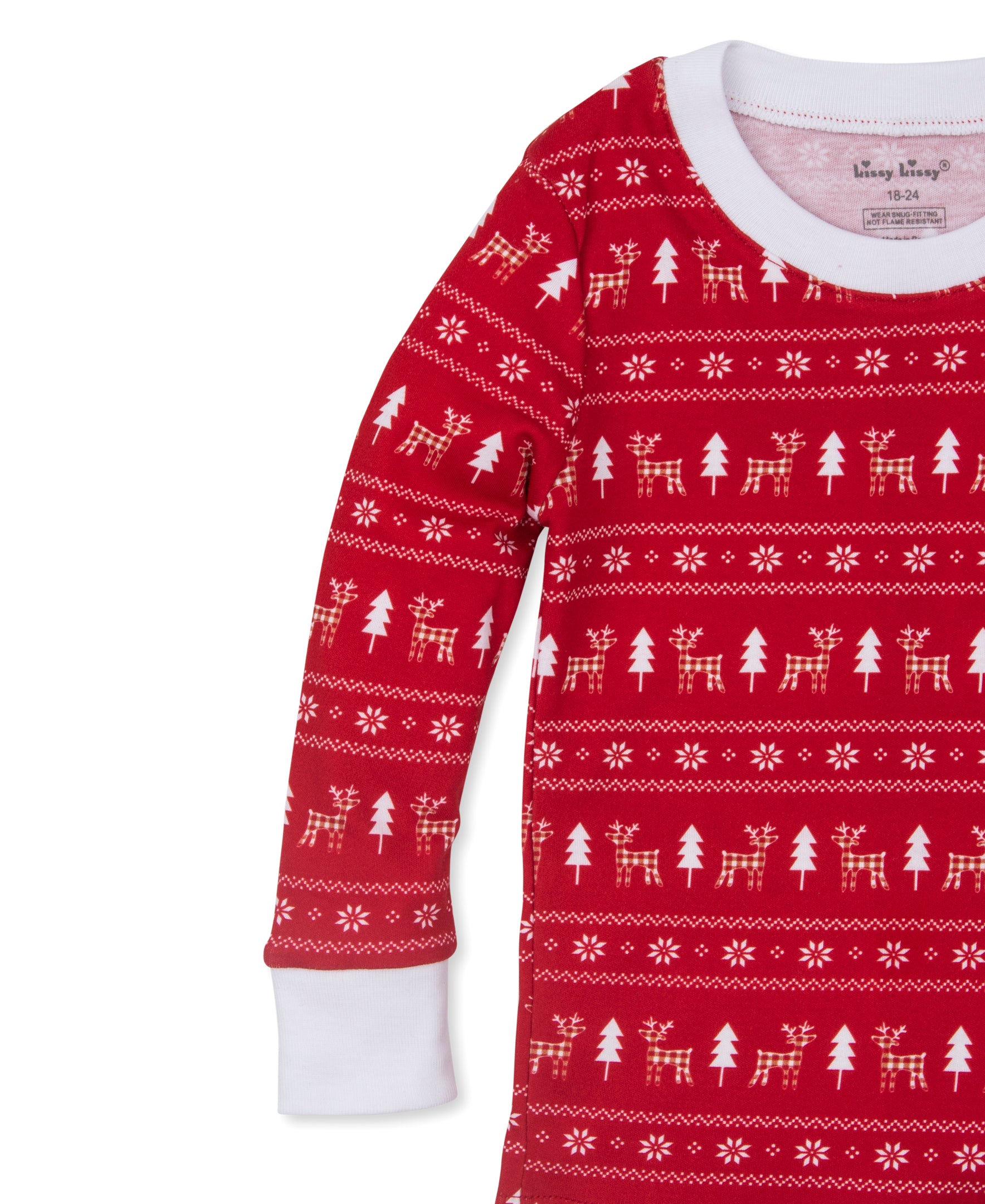 Christmas Reindeer Pajama Set (12M-24M) - Kissy Kissy