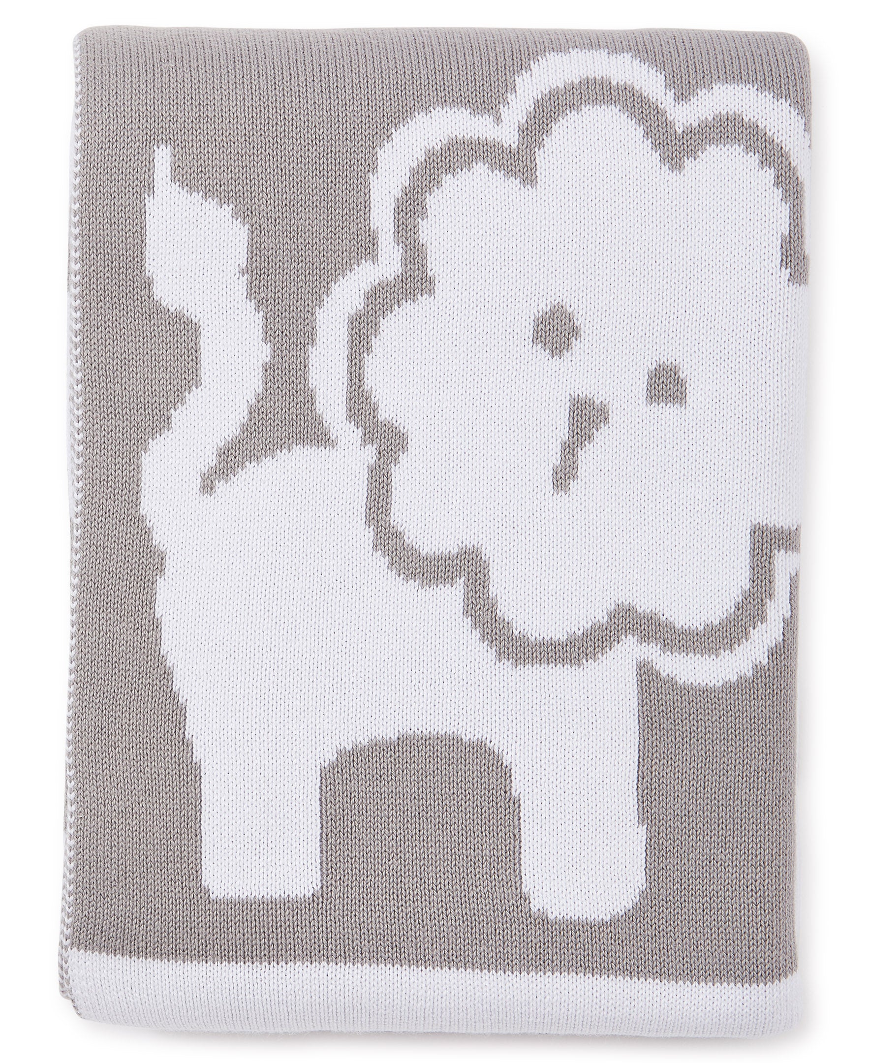 Silver Jungle Knit Novelty Blanket - Kissy Kissy