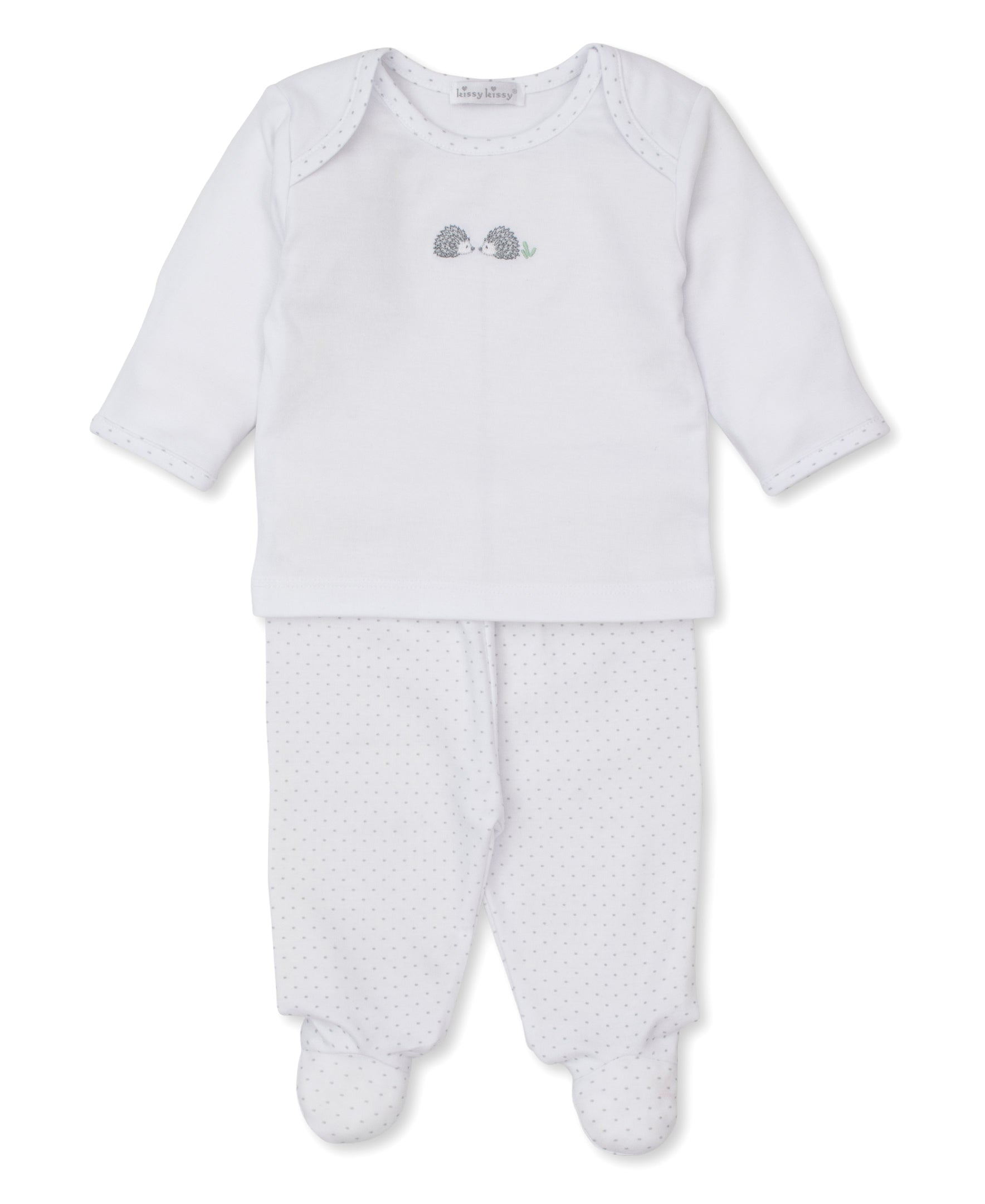 Hedgehog Heyday Footed Pant Set - Kissy Kissy