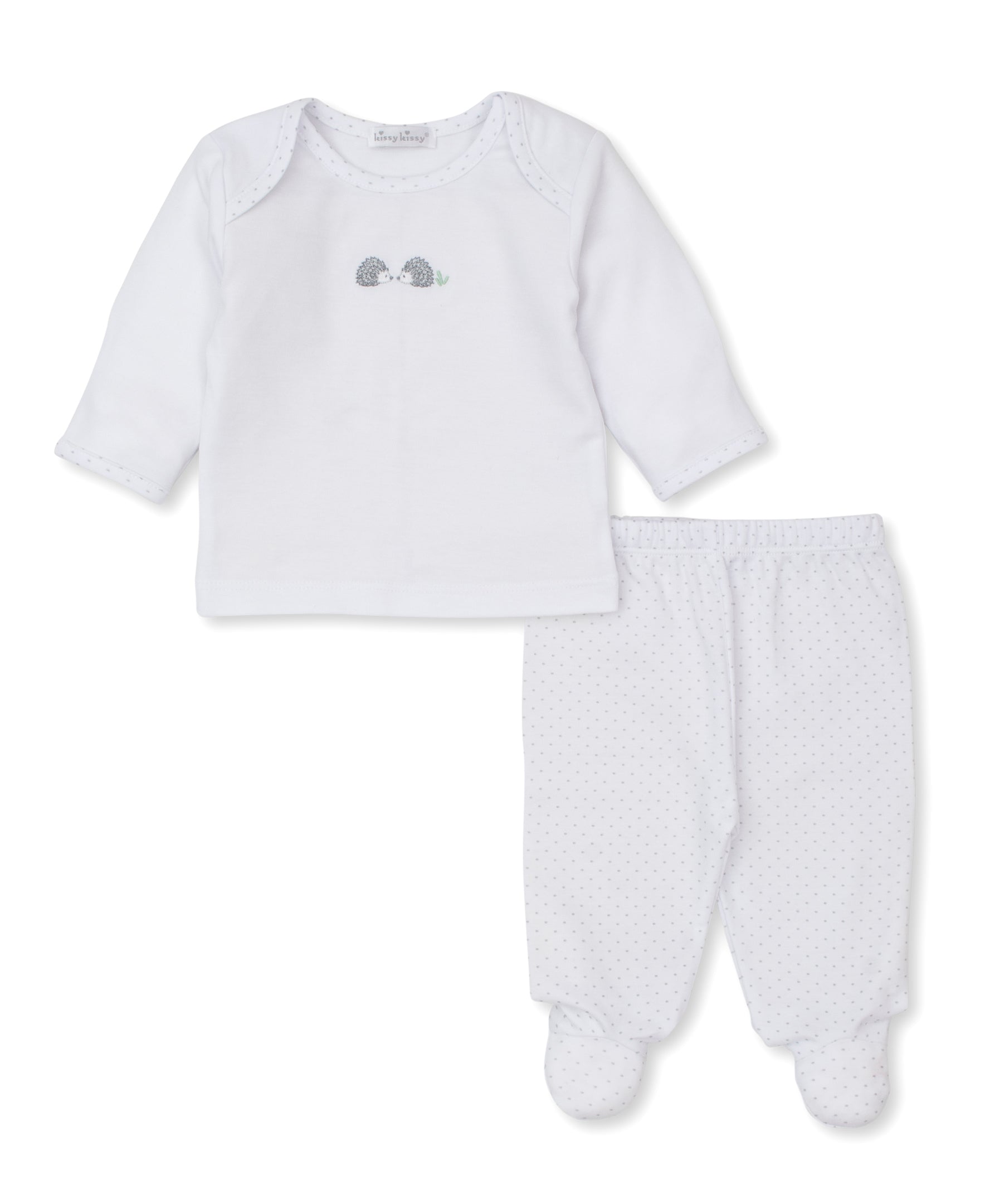 Hedgehog Heyday Footed Pant Set - Kissy Kissy