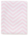 Pink Chevron Knit Novelty Blanket - Kissy Kissy