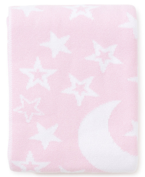 Beyond The Moon Personalized Baby Blanket outlets (Pink)