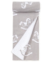 Silver Rocker Knit Novelty Blanket - Kissy Kissy