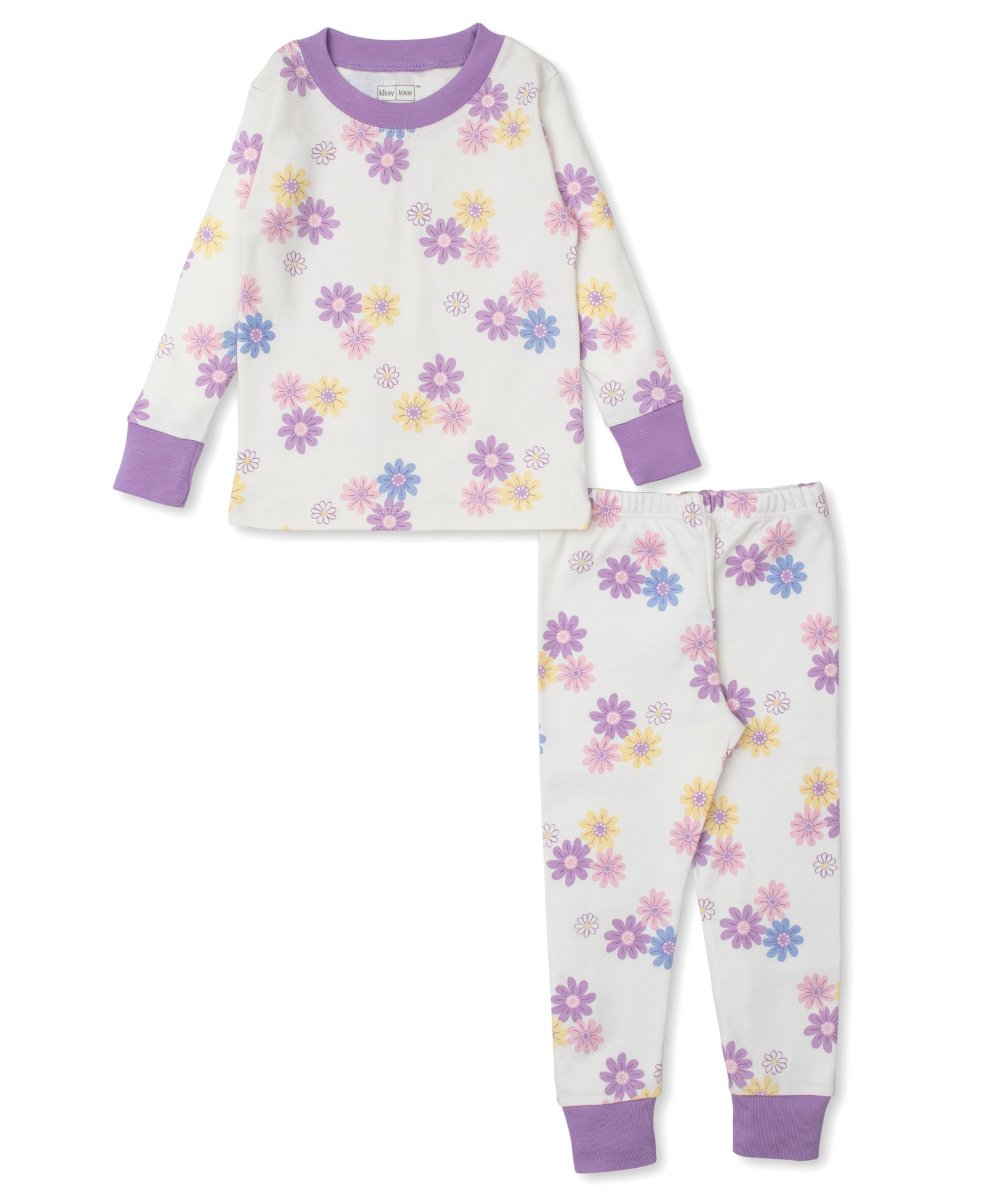 Kissy Love Floral Delight Toddler Pajama Set - Kissy Kissy
